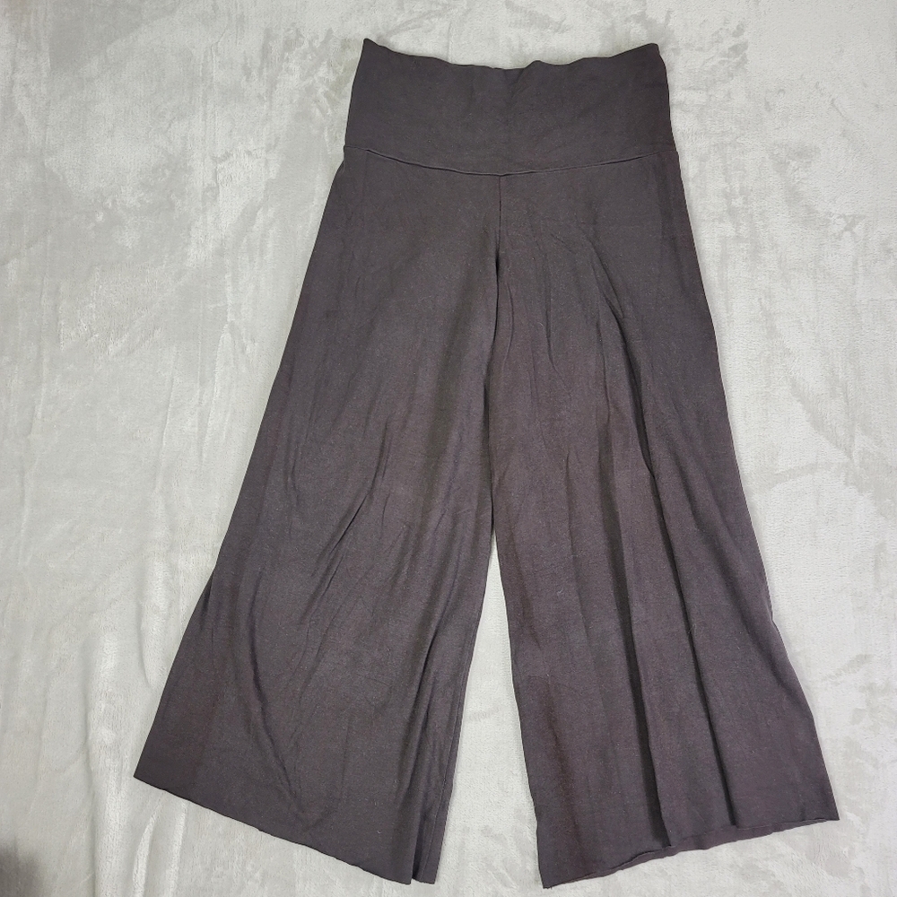 James Perse Chocolate Brown Lounge Yoga Capri Pants